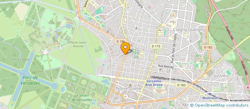 localisation de l'entreprise MONSIEUR MOHAMED KOURSI à VERSAILLES