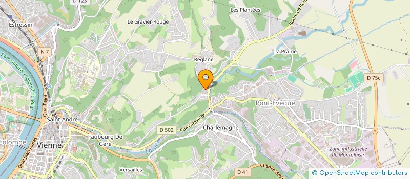 localisation de l'entreprise MONSIEUR MOHAMED KOUSSA  VIENNE