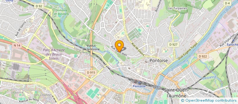 localisation de l'entreprise MONSIEUR MOHAMED KRIAA  PONTOISE