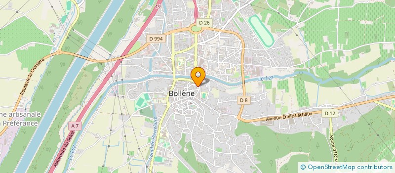 localisation de l'entreprise MONSIEUR MOHAMED KRIDISS  BOLLENE