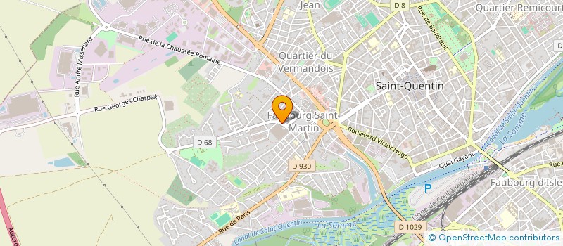 localisation de l'entreprise MONSIEUR MOHAMED KRIM à SAINT-QUENTIN