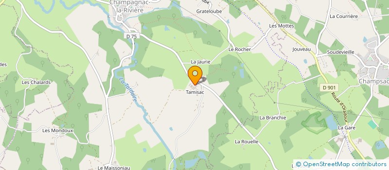 localisation de l'entreprise MONSIEUR MOHAMED KRIOUA à CHAMPAGNAC-LA-RIVIERE