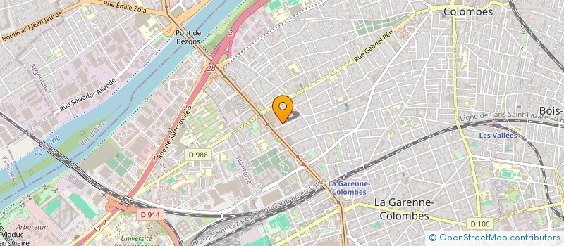 localisation de l'entreprise MONSIEUR MOHAMED KTYEB à COLOMBES