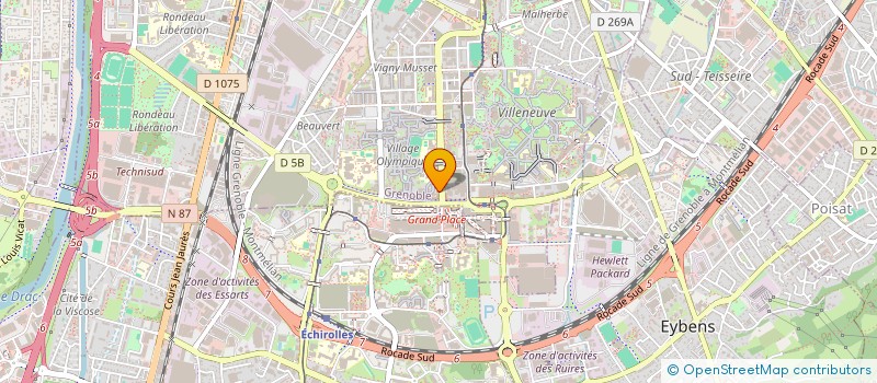 localisation de l'entreprise MONSIEUR MOHAMED LAAOUAD  GRENOBLE