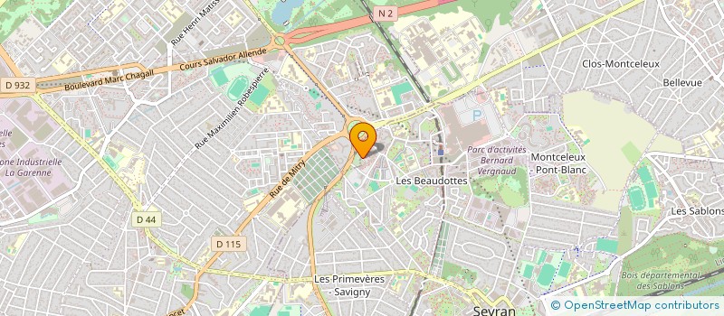 localisation de l'entreprise MONSIEUR MOHAMED LABACI  SEVRAN