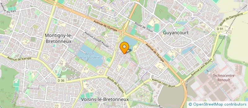 localisation de l'entreprise MONSIEUR MOHAMED LABBI  GUYANCOURT