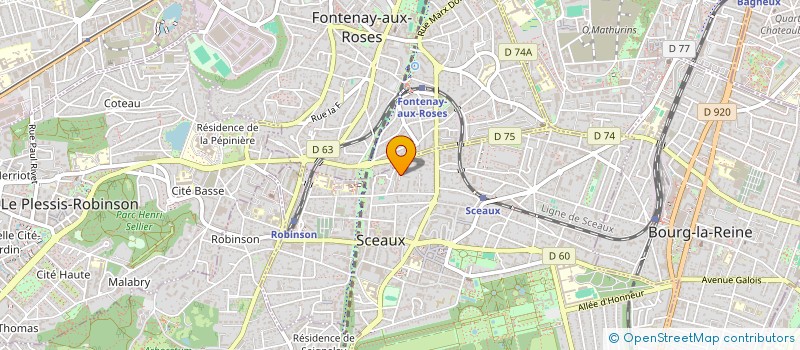 localisation de l'entreprise MONSIEUR MOHAMED LABED à SCEAUX
