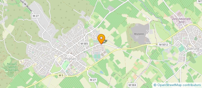 localisation de l'entreprise MONSIEUR MOHAMED LABED à PIGNAN