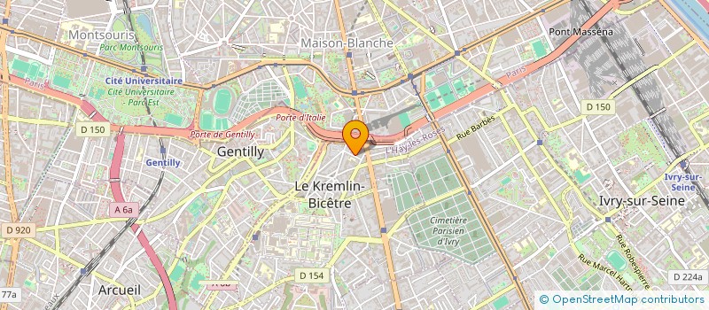 localisation de l'entreprise MONSIEUR MOHAMED LABIDI  LE KREMLIN-BICETRE