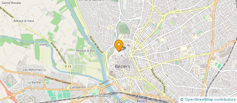 localisation de l'entreprise MONSIEUR MOHAMED LABYAD  BEZIERS