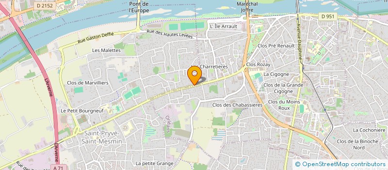 localisation de l'entreprise MONSIEUR MOHAMED LADJOUZI  SAINT-PRYVE-SAINT-MESMIN
