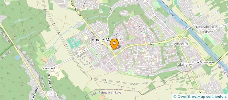 localisation de l'entreprise MONSIEUR MOHAMED LAGHZAOUI  JOUY-LE-MOUTIER