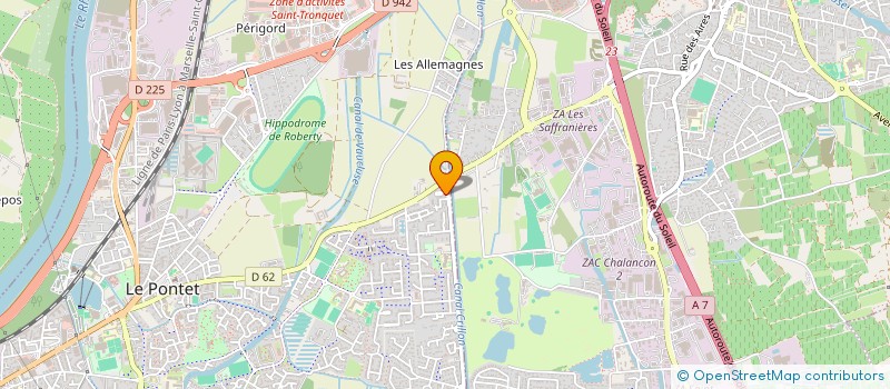 localisation de l'entreprise MONSIEUR MOHAMED LAGRAMAT  LE PONTET