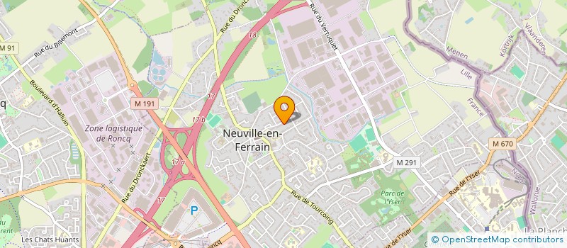 localisation de l'entreprise MONSIEUR MOHAMED LAGRID  NEUVILLE-EN-FERRAIN