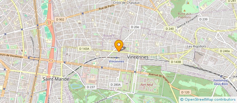 localisation de l'entreprise MONSIEUR MOHAMED LAHBABI à VINCENNES
