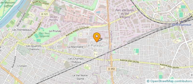 localisation de l'entreprise MONSIEUR MOHAMED LAHLOUH  SARTROUVILLE