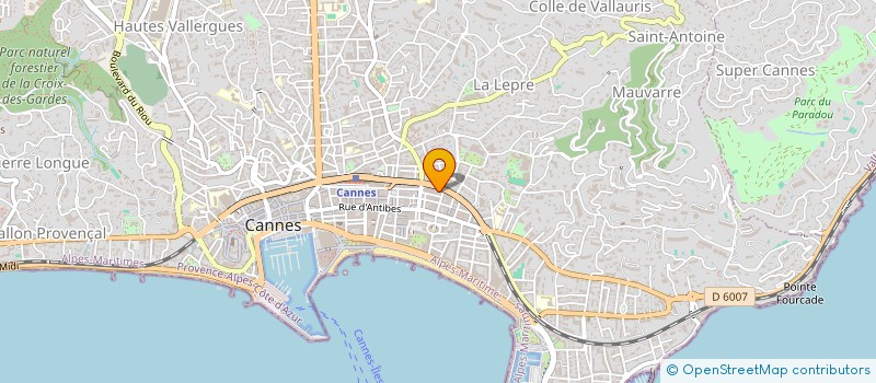 localisation de l'entreprise MONSIEUR MOHAMED LAHMARI à CANNES