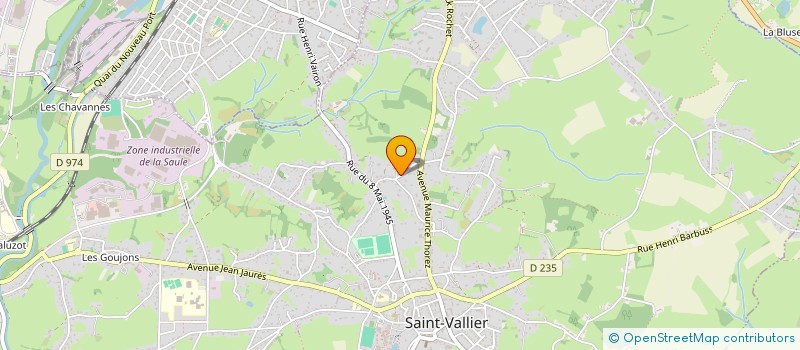 localisation de l'entreprise MONSIEUR MOHAMED LAHNANE à SAINT-VALLIER
