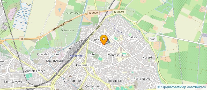 localisation de l'entreprise MONSIEUR MOHAMED LAICHE à NARBONNE