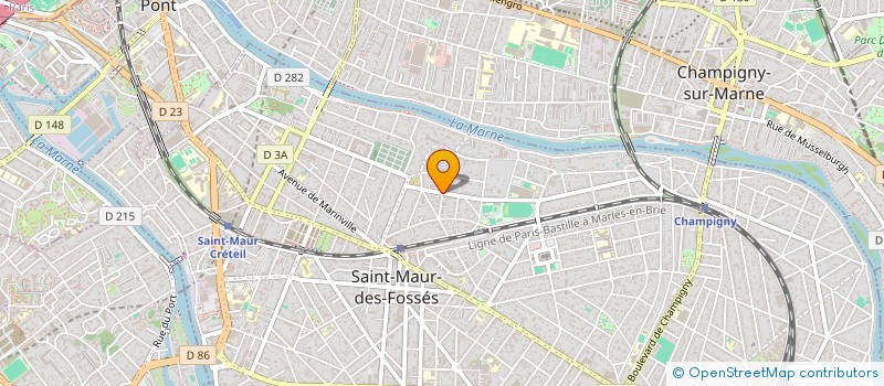 localisation de l'entreprise MONSIEUR MOHAMED LAIDI  SAINT-MAUR-DES-FOSSES