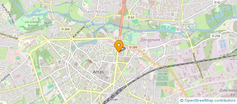 localisation de l'entreprise MONSIEUR MOHAMED LAIMOUCHE à ARRAS
