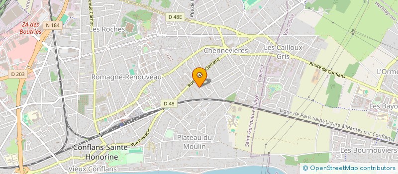 localisation de l'entreprise MONSIEUR MOHAMED LAKRIB  CONFLANS-SAINTE-HONORINE