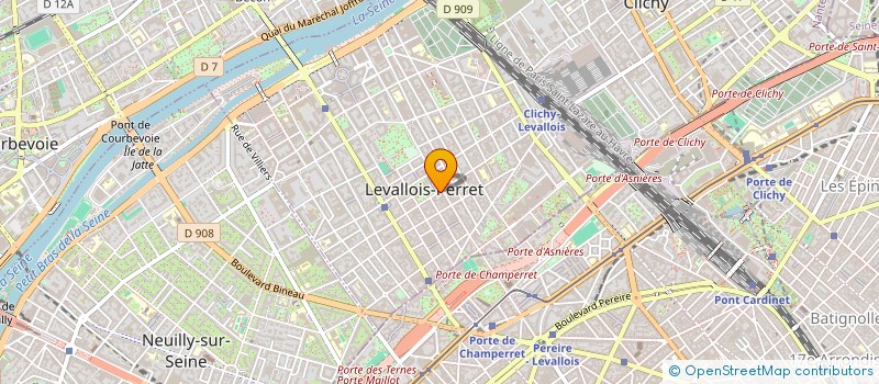 localisation de l'entreprise MONSIEUR MOHAMED LAKROUF à LEVALLOIS-PERRET