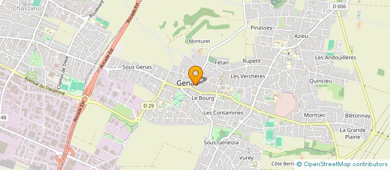 localisation de l'entreprise MONSIEUR MOHAMED LALOUANI à GENAS