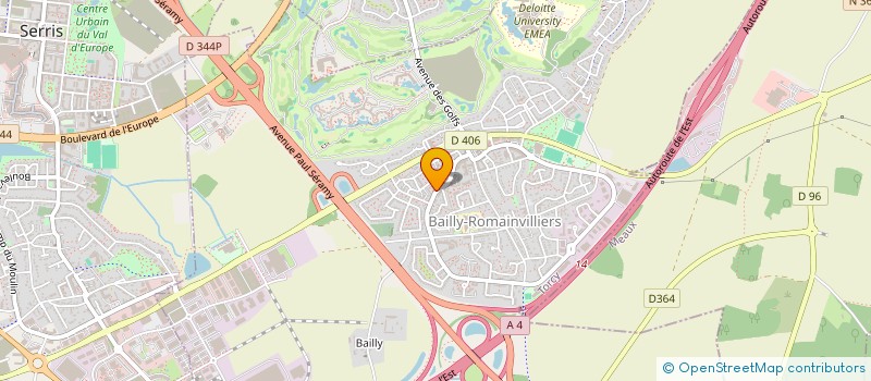 localisation de l'entreprise MONSIEUR MOHAMED LAMANJE  BAILLY-ROMAINVILLIERS