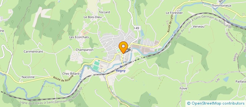 localisation de l'entreprise MONSIEUR MOHAMED LAMARA  REGNY