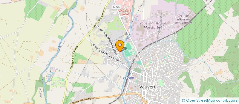localisation de l'entreprise MONSIEUR MOHAMED LAMBARKI  VAUVERT
