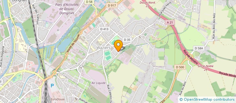 localisation de l'entreprise MONSIEUR MOHAMED LAMER  WAZIERS