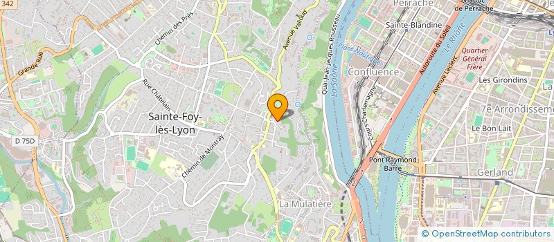 localisation de l'entreprise MONSIEUR MOHAMED LAMINE BADIANE à SAINTE-FOY-LES-LYON