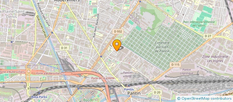 localisation de l'entreprise MONSIEUR MOHAMED LAMINE BARRY  PANTIN