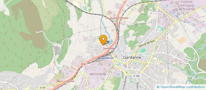 localisation de l'entreprise MONSIEUR MOHAMED LAMINE BEZZICHE à GARDANNE