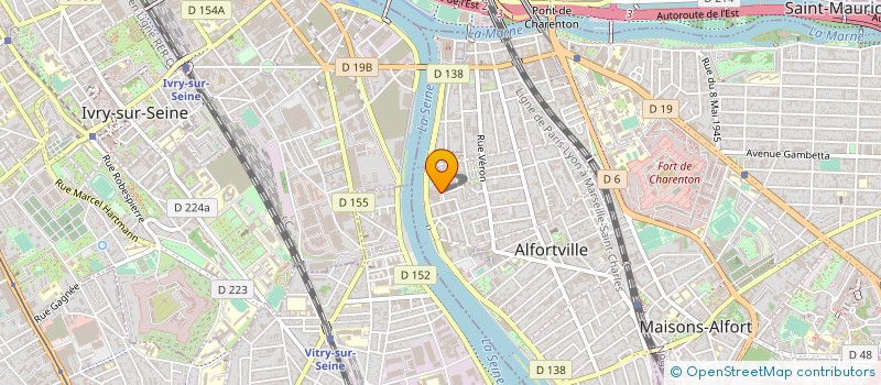 localisation de l'entreprise MONSIEUR MOHAMED LAMINE DIABY à ALFORTVILLE