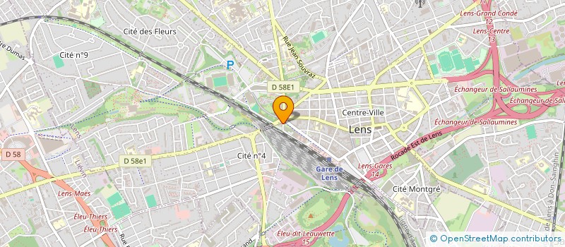 localisation de l'entreprise MONSIEUR MOHAMED LAMINE DRAME  LENS