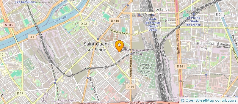 localisation de l'entreprise MONSIEUR MOHAMED LAMINE HANICHE à SAINT-OUEN-SUR-SEINE