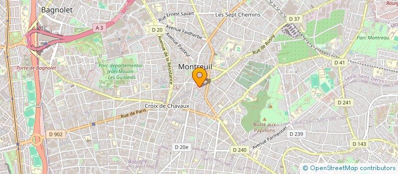 localisation de l'entreprise MONSIEUR MOHAMED LAMINE KABA à MONTREUIL