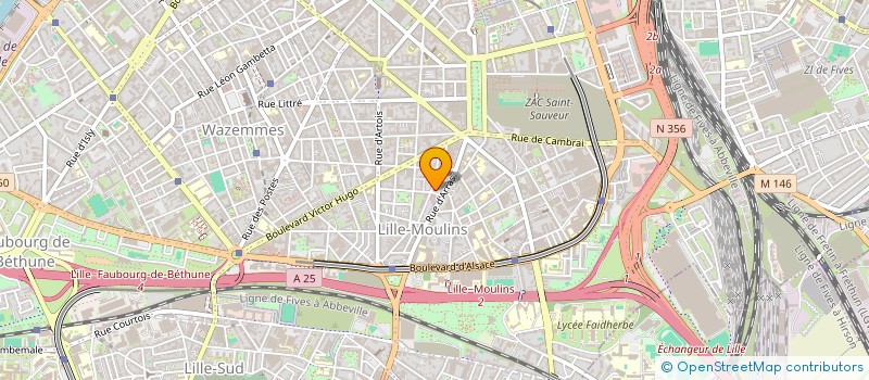 localisation de l'entreprise MONSIEUR MOHAMED LAMINE KABA à LILLE