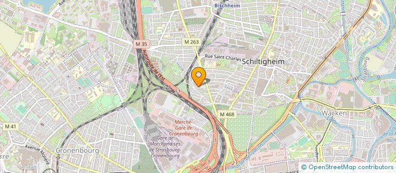 localisation de l'entreprise MONSIEUR MOHAMED LAMINE LAKAKSA  SCHILTIGHEIM