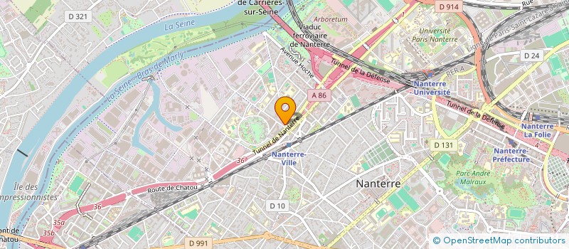 localisation de l'entreprise MONSIEUR MOHAMED LAMINE LOUALI  NANTERRE