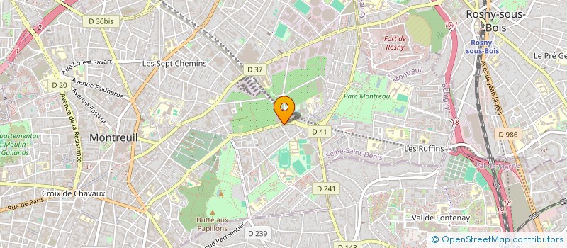 localisation de l'entreprise MONSIEUR MOHAMED LAMINE SANGARE à MONTREUIL