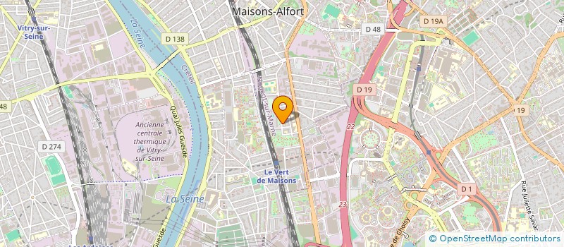 localisation de l'entreprise MONSIEUR MOHAMED LAMINE SEYBA DIAKITE  MAISONS-ALFORT