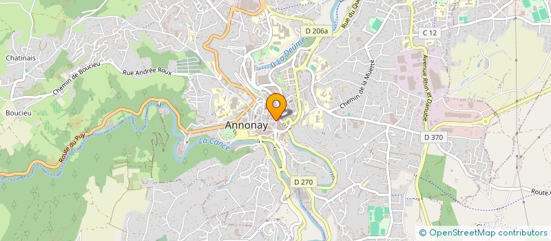 localisation de l'entreprise MONSIEUR MOHAMED LAMINE SOUMAH  ANNONAY