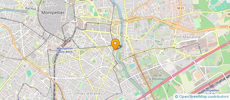 localisation de l'entreprise MONSIEUR MOHAMED LAMINE TOURE à MONTPELLIER