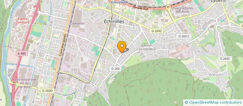 localisation de l'entreprise MONSIEUR MOHAMED-LAMJED SASSI à ECHIROLLES