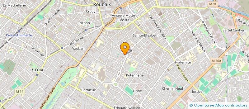 localisation de l'entreprise MONSIEUR MOHAMED LAMKARSSEH  ROUBAIX