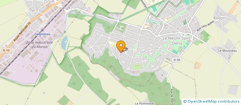 localisation de l'entreprise MONSIEUR MOHAMED LAMMARI  LE MESNIL-SAINT-DENIS