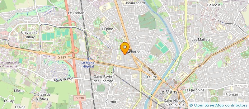 localisation de l'entreprise MONSIEUR MOHAMED LAMRAYAH à LE MANS